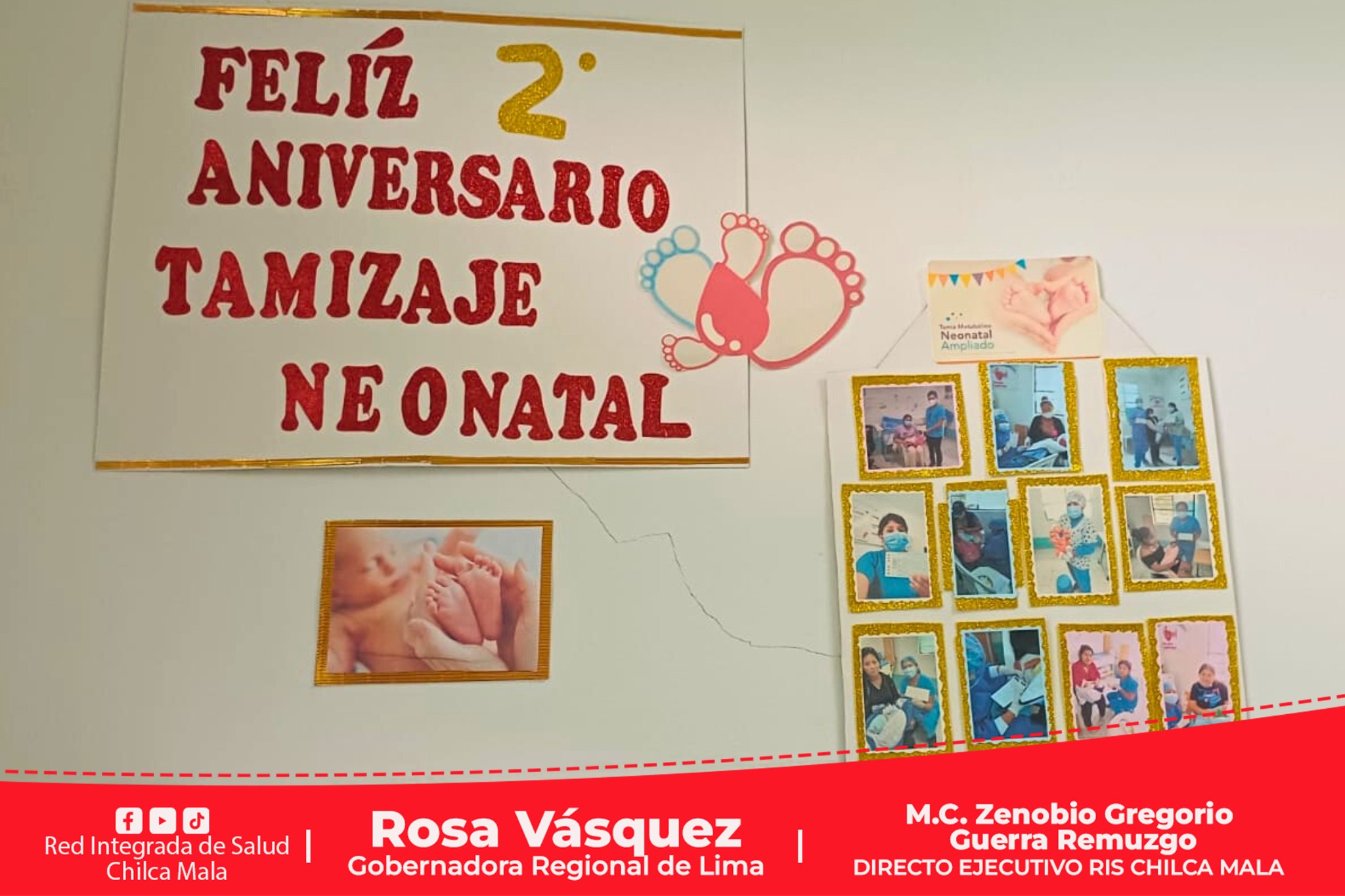 El área de Tamizaje Neonatal conmemora su 2do Aniversario de atención