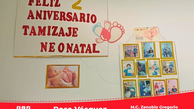 El área de Tamizaje Neonatal conmemora su 2do Aniversario de atención