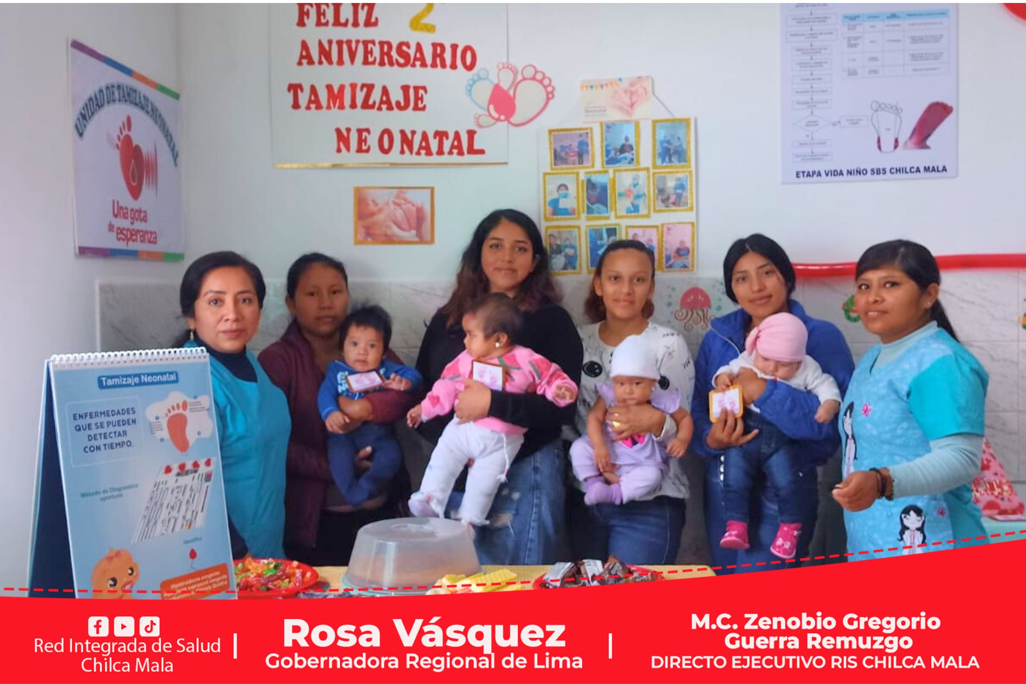 El área de Tamizaje Neonatal conmemora su 2do Aniversario de atención