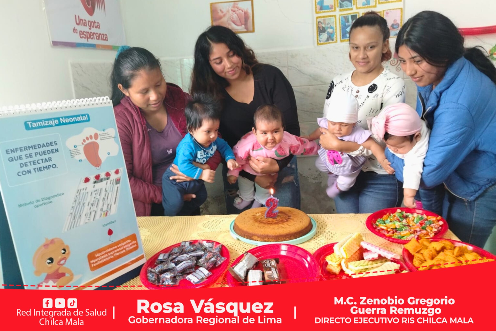 El área de Tamizaje Neonatal conmemora su 2do Aniversario de atención