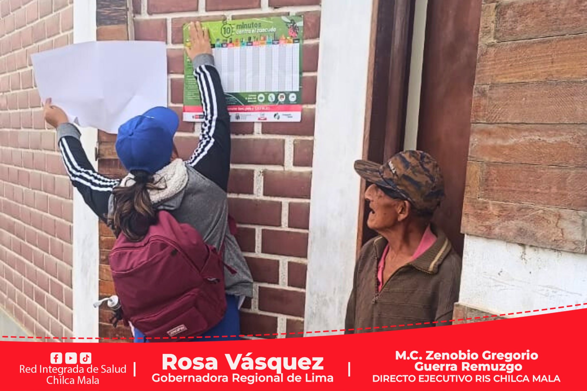 Continua el empadronamiento de viviendas para prevenir el dengue en el distrito de Asia