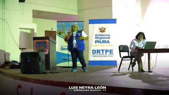 DRTPE Piura realizó un conversatorio en Sechura sobre Trabajo Infantil