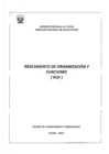 Vista preliminar de documento Reglamento de Organizacion y Funciones