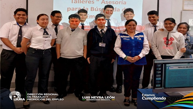 Zona de Trabajo y Promoción del Empelo Sullana brinda taller ABE a estudiantes del SENATI