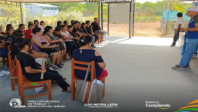 El Centro de Empleo Piura ofreció sus servicios en el CETPRO Tambogrande