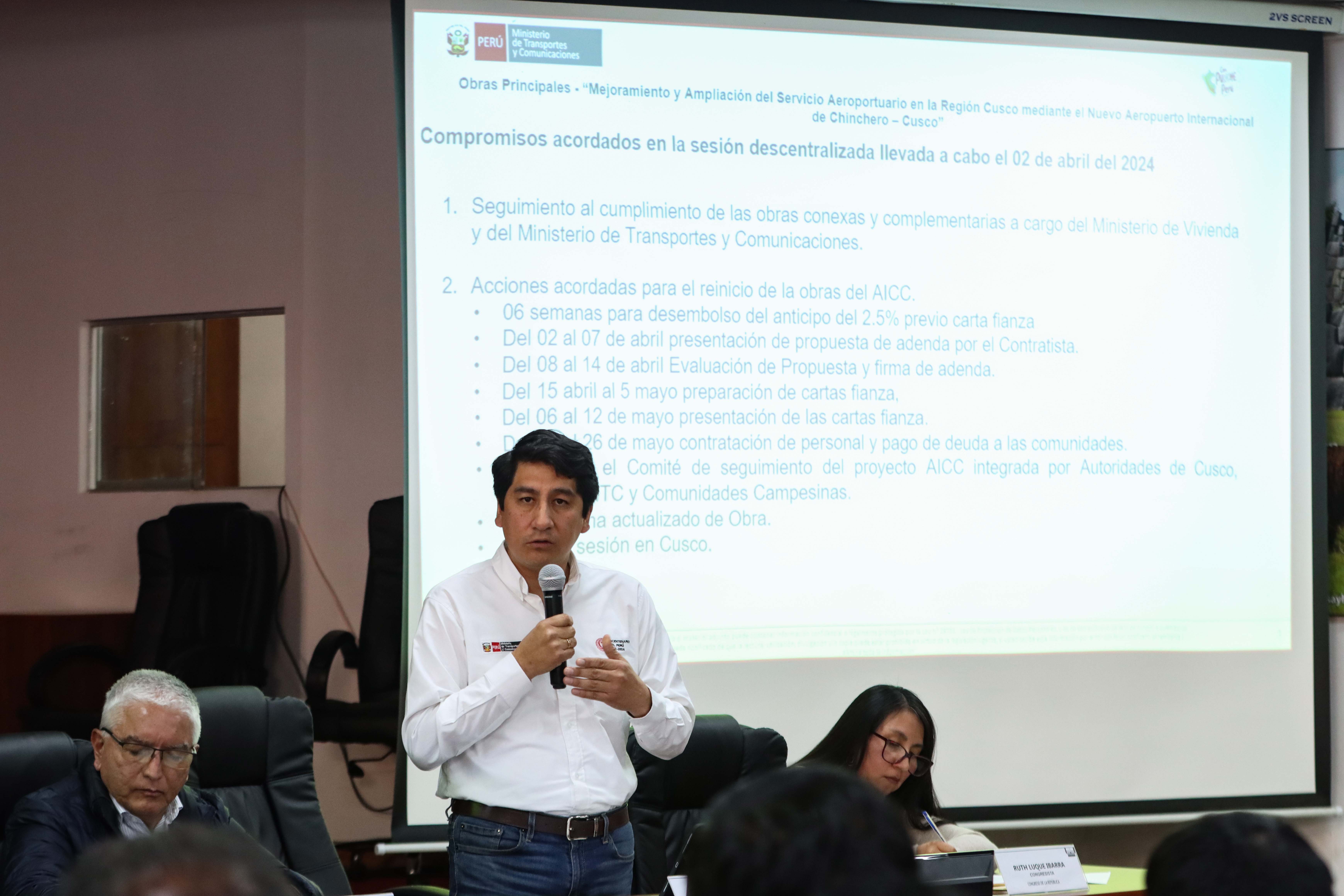 "Cusco Demanda Cumplimiento De Los Compromisos De La Construcción Del Aeropuerto Internacional De Chinchero"