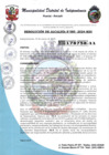Vista preliminar de documento Resolucion de Alcaldia N° 085-2024-MDI