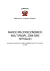 Vista preliminar de documento Marco Macroeconómico Multianual 2004-2006 Revisado