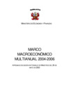 Vista preliminar de documento Marco Macroeconómico Multianual 2004-2006