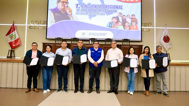 Alcaldes Provinciales y Distritales participaron del Primer Encuentro Regional de Locales Educativos en Trujillo