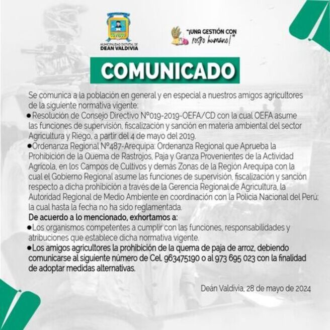 comunicado