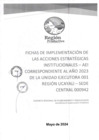 Vista preliminar de documento FICHAS DE IMPLEMENTACION DE LAS - AEI AÑO 2023 - UE 001 REG. UCAY. - SED. CENT. 000942-1-86