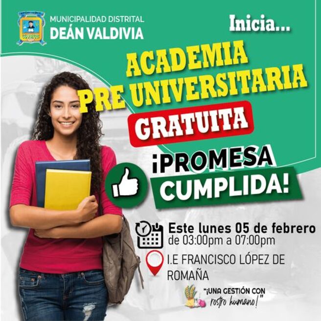 Academia pre Universitaria gratuita