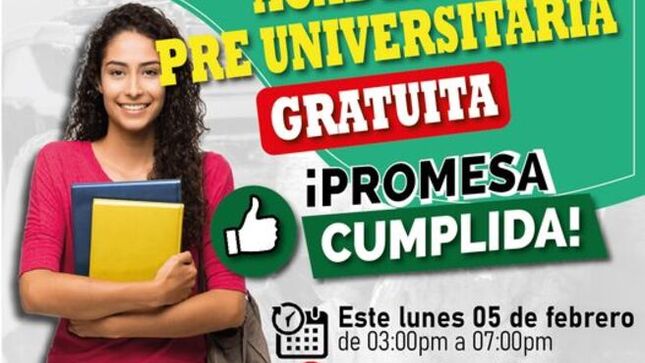 Academia pre Universitaria gratuita 