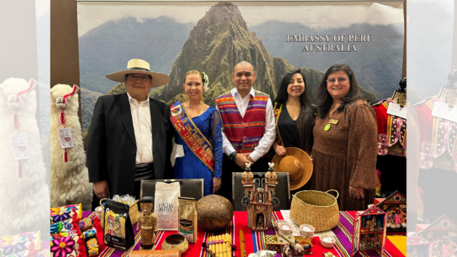 El Perú exhibe lo mejor de su artesanía y oferta turística en el “Latin American Day” de Canberra