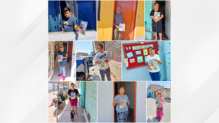 Vecinos del distrito recibieron la revista institucional