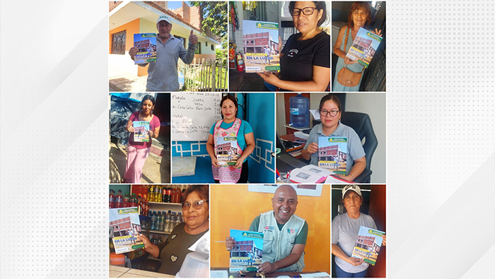 Vecinos del distrito recibieron la revista institucional