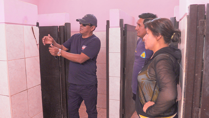 Inician trabajos de mejoramiento en la I.E. de cerro Blanco