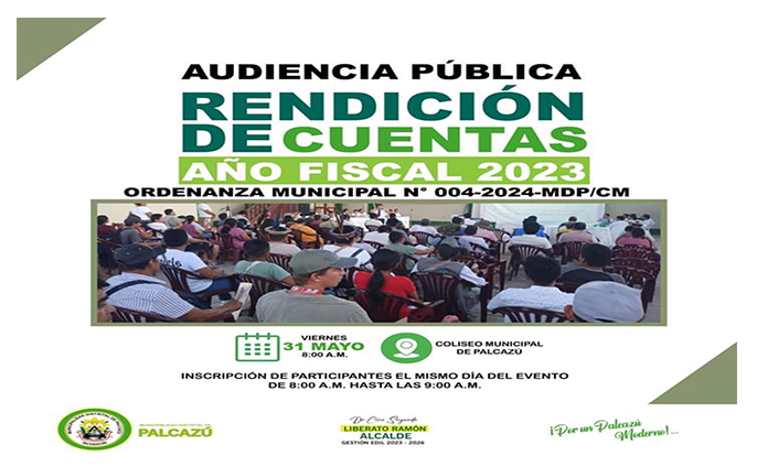 invitación a la audiencia publica