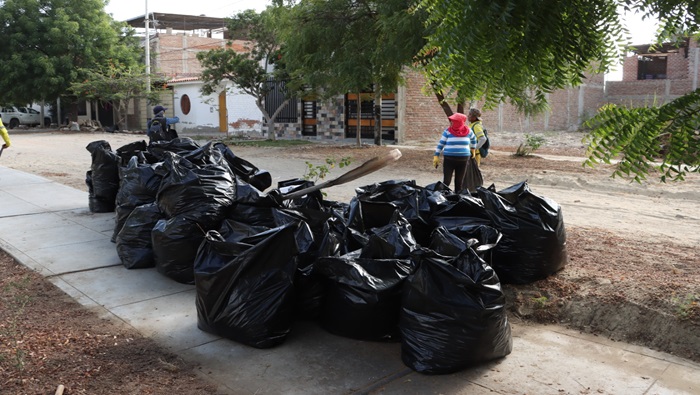 Ardua jornada de limpieza