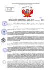 Vista preliminar de documento Resolucion Directoral N° 003508-2024