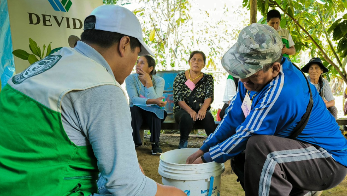 Familias participan de escuelas de campo para mejorar producción de cacao en Puno, Cusco y Madre de Dios