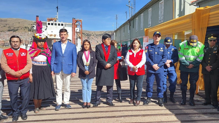 Puno: buque PIAS Lago Titicaca I inicia recorrido en beneficio de las comunidades más alejadas de la región