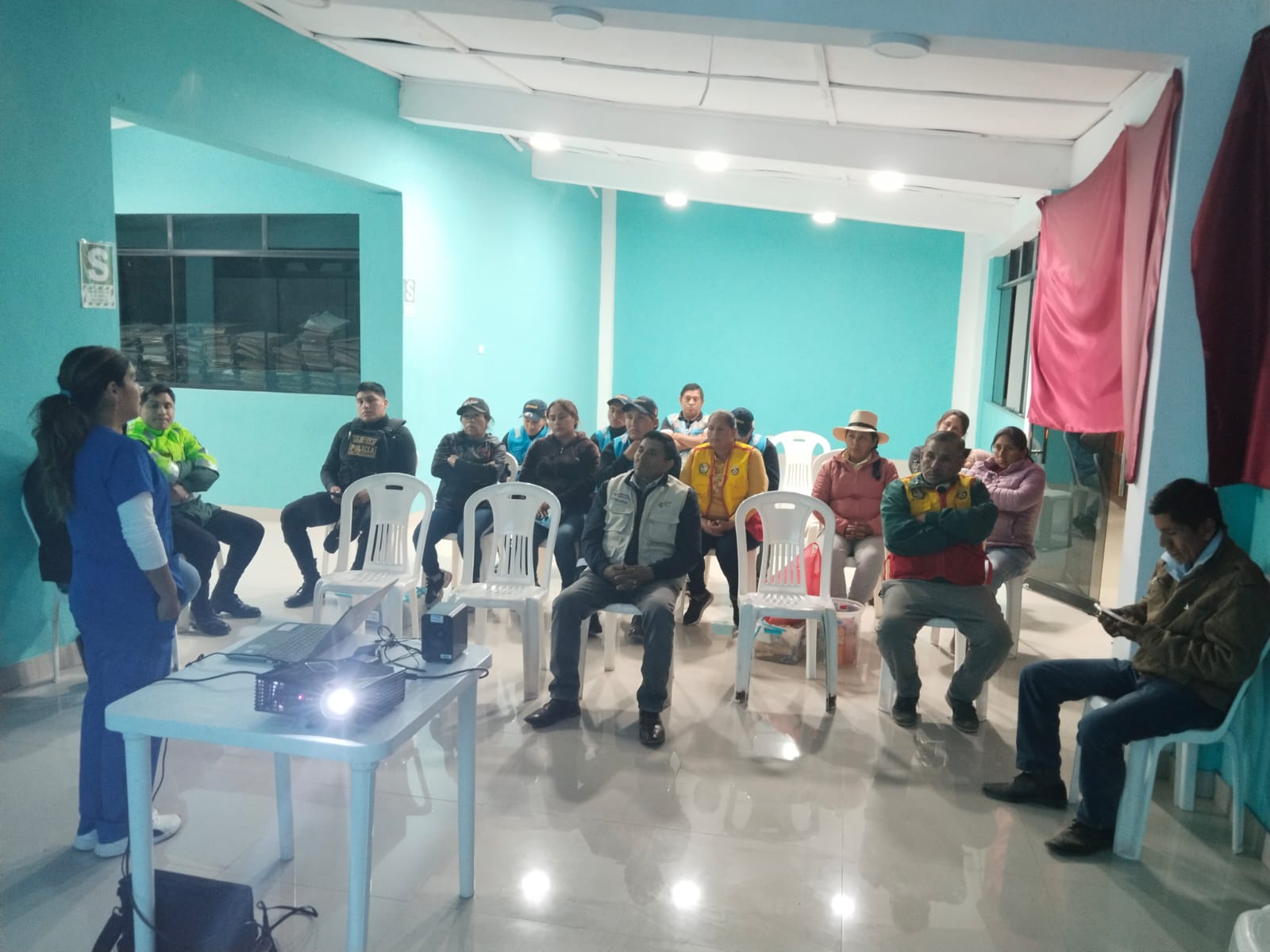charla dirigido a padres de familia de todas las instituciones educativas del distrito de Otoca