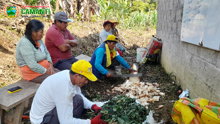 Éxito en el Taller de Preparación de Compost en el Sector Cadena, Camanti