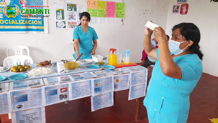 Camanti Realiza Exitosa 2da Sesión Demostrativa para Combatir la Anemia en la Primera Infancia