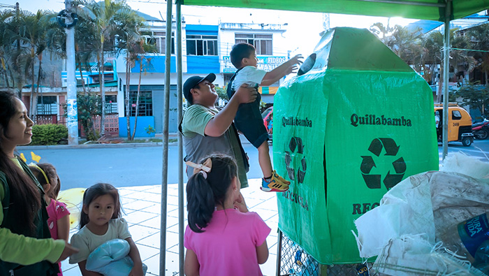 Exitosa participación de la población en el Reciclatón y Raeetón de zona norte