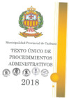 Vista preliminar de documento TUPA 2018