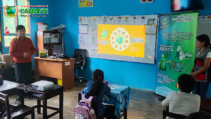 Camanti Forma Promotores Medioambientales Escolares a través del Programa Municipal EDUCCA