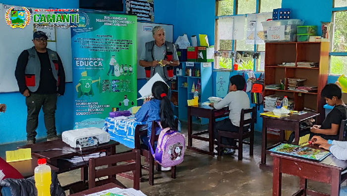 Camanti Forma Promotores Medioambientales Escolares a través del Programa Municipal EDUCCA