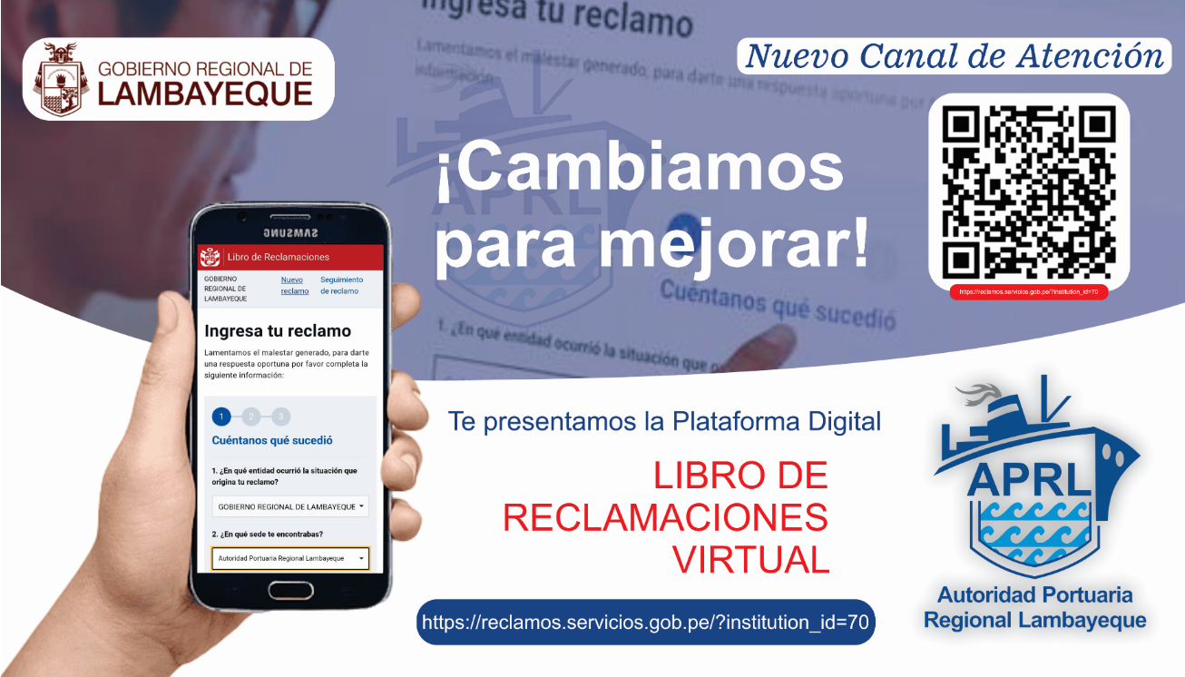 LIBRO DE RECLAMACIONES VIRTUAL - APRL