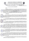 Vista preliminar de documento Resolución de Alcaldía N.° 0419-2024 -A