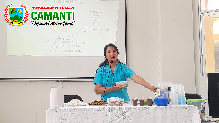 Camanti Promueve Nutrición Infantil con Sesión Demostrativa de Alimentos Ricos en Hierro