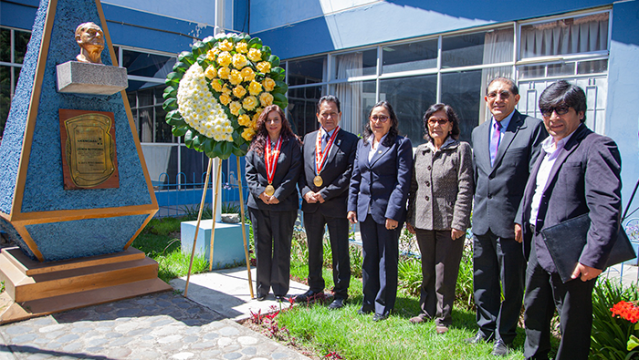 Unasam conmemoró el 57.° aniversario del fallecimiento del sabio Santiago Antúnez de Mayolo