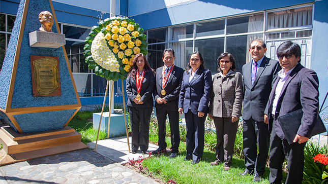 Unasam conmemoró el 57.° aniversario del fallecimiento del sabio Santiago Antúnez de Mayolo