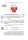 Vista preliminar de documento Resolucion Directoral N° 003605-2024