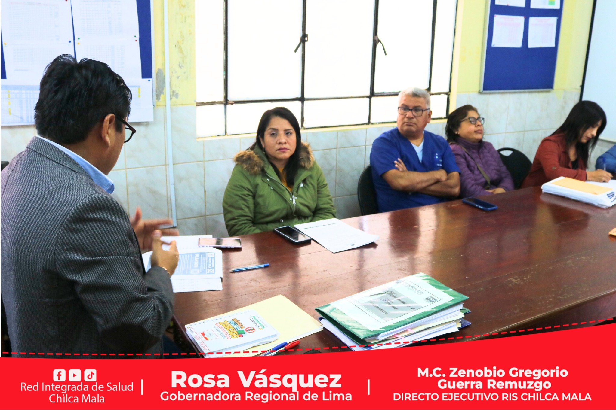 Red Integrada de Salud Chilca Mala y el SINTRARED CH-M participan en reunión ampliada