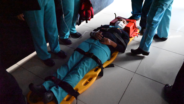 Primer Simulacro Nacional Multipeligro en el INSN 2024
