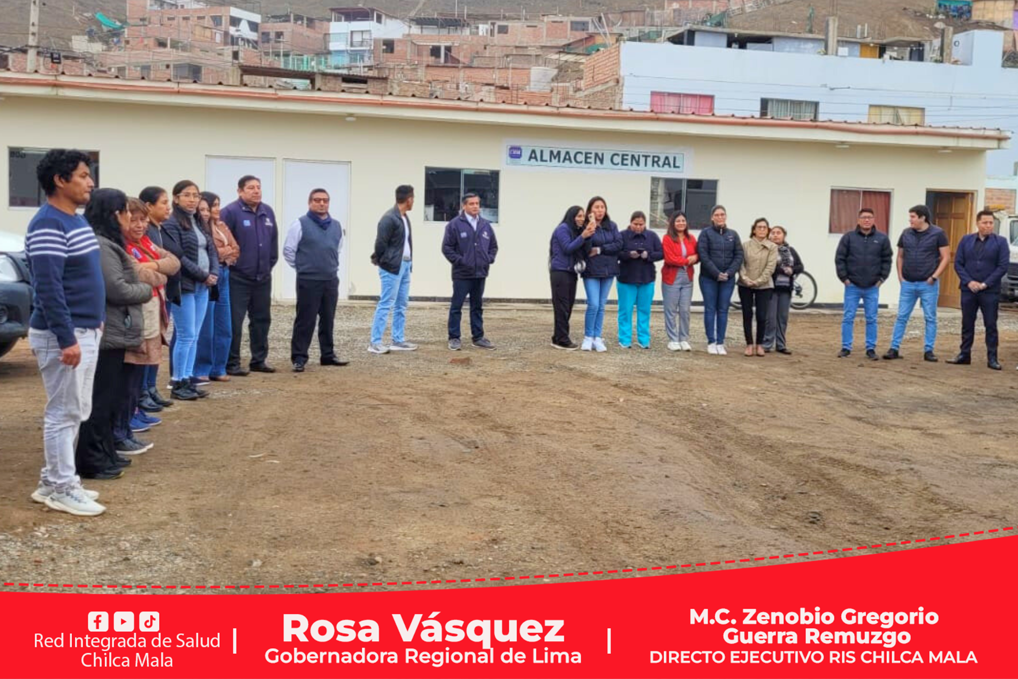 Así se realizó el Simulacro Nacional Multipeligro 2024 en la Sede Administrativa de la Red Integrada de Salud Chilca Mala