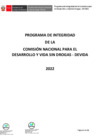 Vista preliminar de documento Programa de Integridad de DEVIDA - 2022