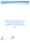 Vista preliminar de documento Programa de integridad de DEVIDA - 2023