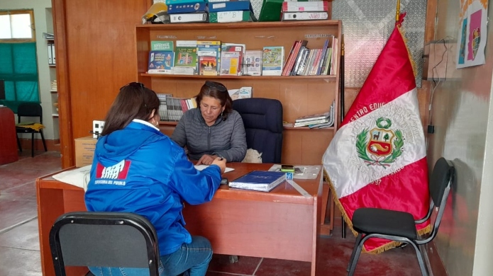 En el instrumento de recolección de información, la Defensoría del Pueblo también ha previsto preguntas sobre la situación de salud de niños y niñas, que servirán para evidenciar los casos de desnutrición y anemia, el cumplimiento del plan de vacunación y la asistencia del programa Qali Warma. Asimismo, las medidas de prevención ante el fenómeno El Niño.