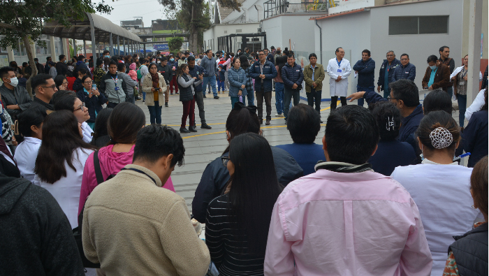 Participamos activamente de simulacro nacional multipeligro