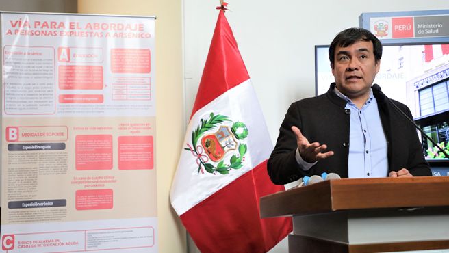Minsa presenta la “Vía para el Abordaje a Personas Expuestas a Arsénico”