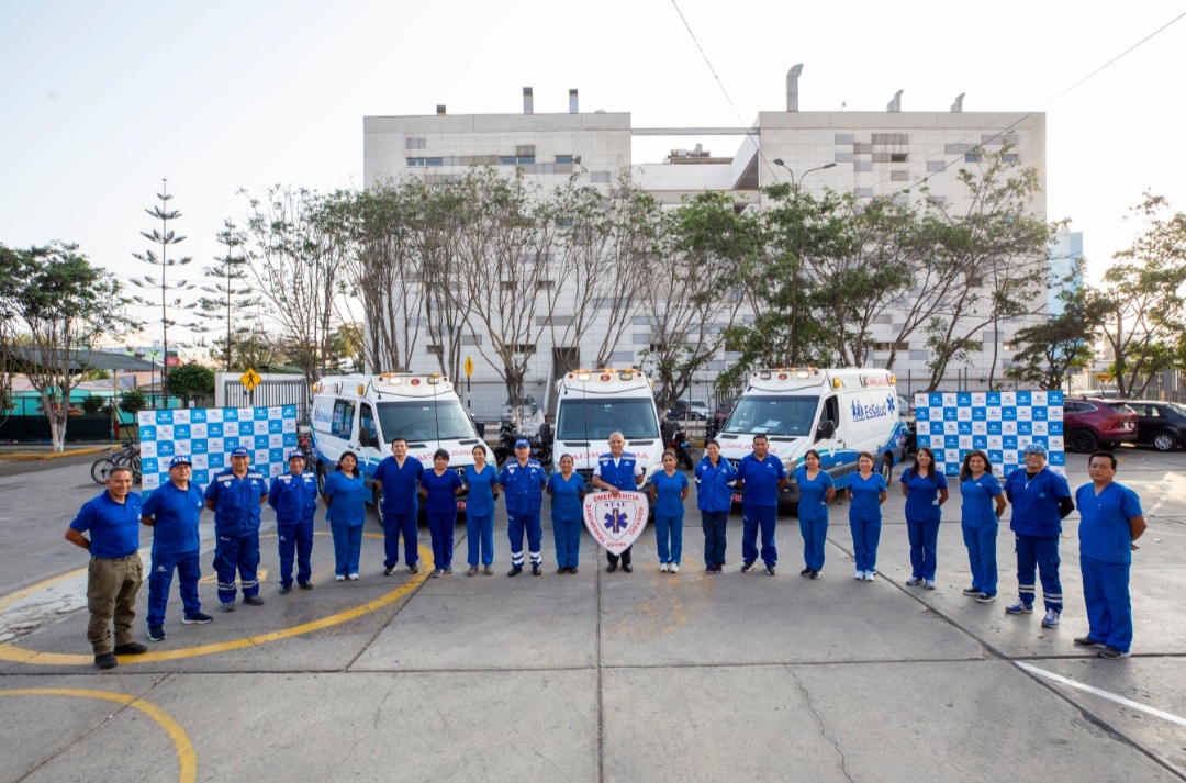 Ambulancias de EsSalud brindaron más de 27 mil atenciones, entre emergencias y urgencias, en Lima y Callao durante el 2024