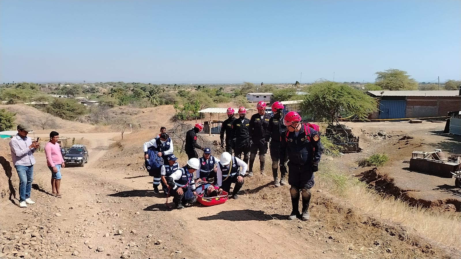 GORE: Así fue el primer simulacro de sismo con desembalse del reservorio Poechos